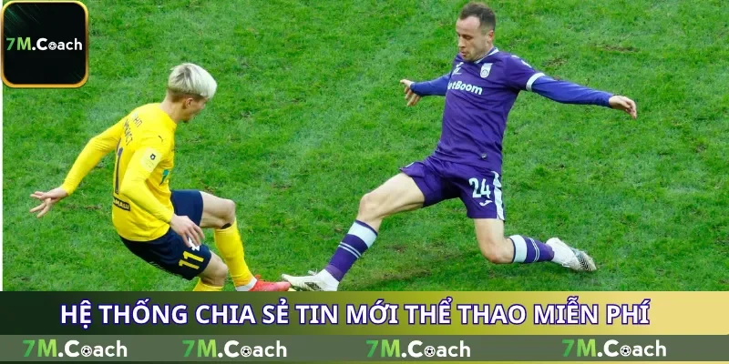 Hệ thống chia sẻ tin mới thể thao miễn phí