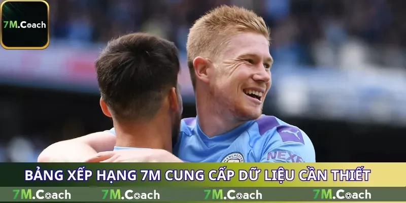 Bảng Xếp Hạng 7M cung cấp dữ liệu cần thiết Bảng Xếp Hạng 7M cung cấp dữ liệu cần thiết